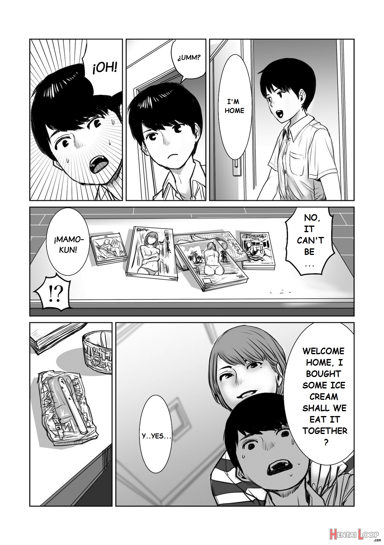 Mama Wa Moto Gradol Boku Wa Gaman Dekinai page 8