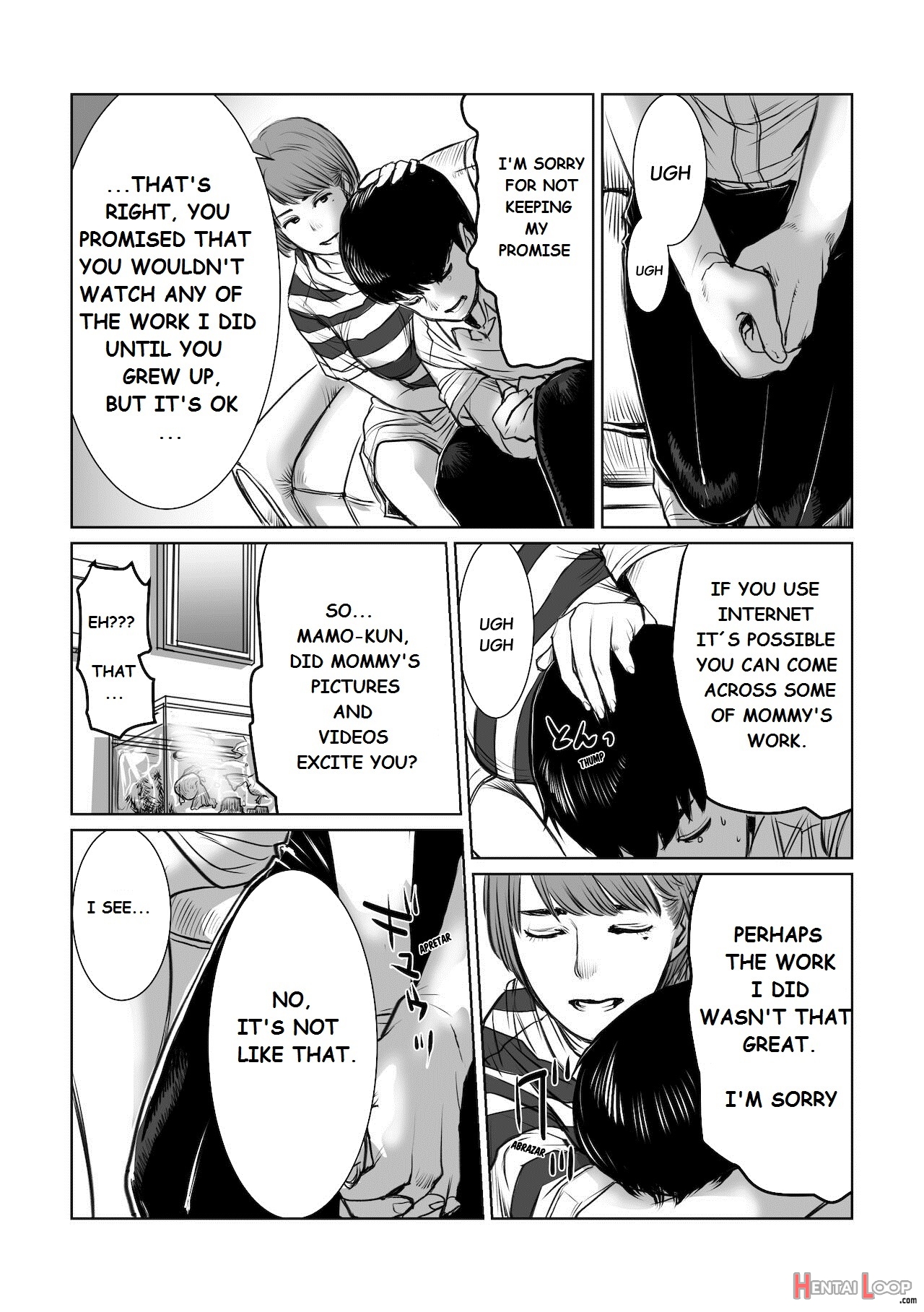 Mama Wa Moto Gradol Boku Wa Gaman Dekinai page 9