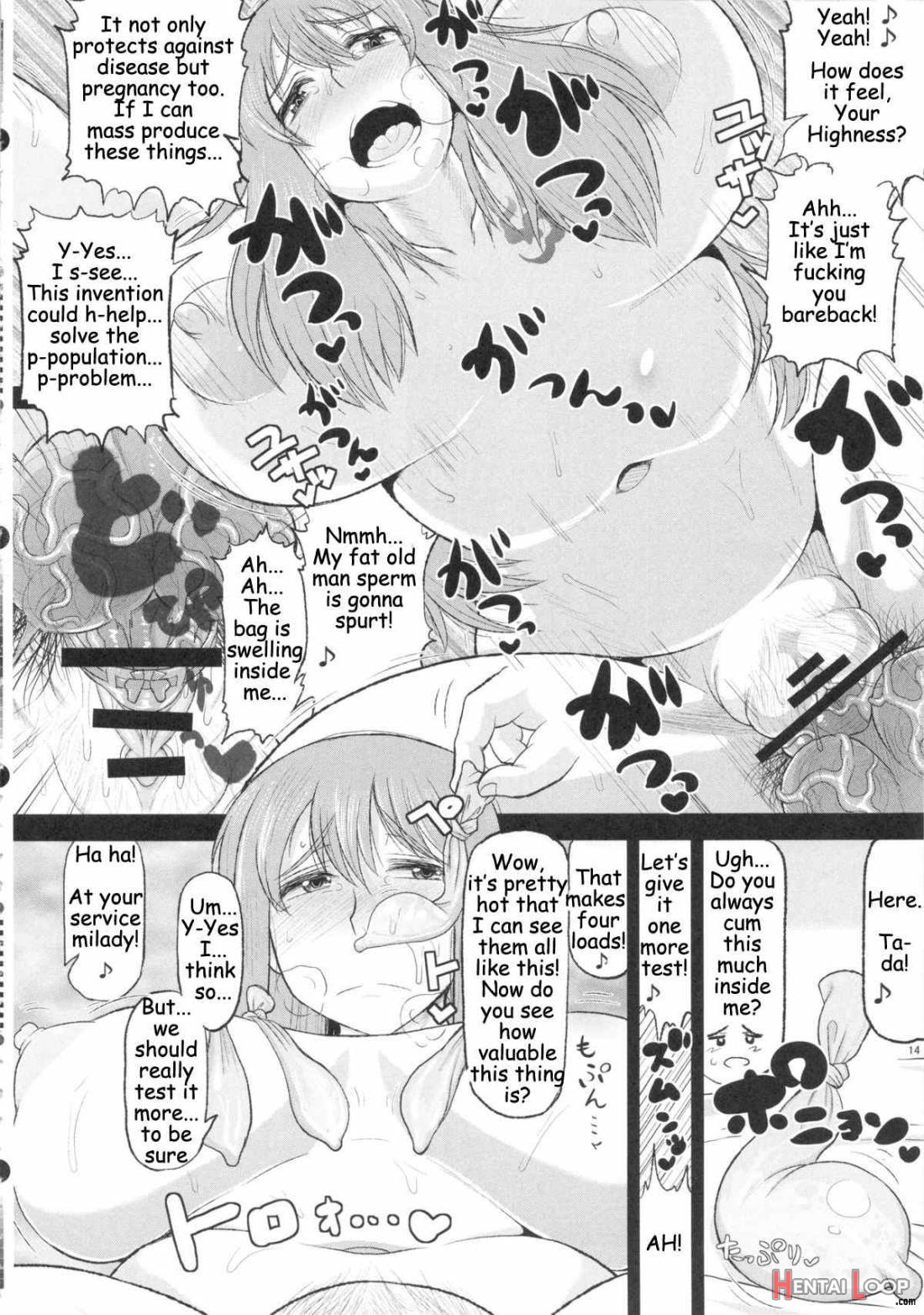 Maou-sama No Tawawa Na Daniku Body Ni Kimo Debu Otoko Ga Noshikakari Koshifuri Daigassen! Yuusha Ga Inu Ma Ni Sukebe Kodane O Zonbun Uetsukete Oishiku Shuukaku Shimakuri Bon. page 14