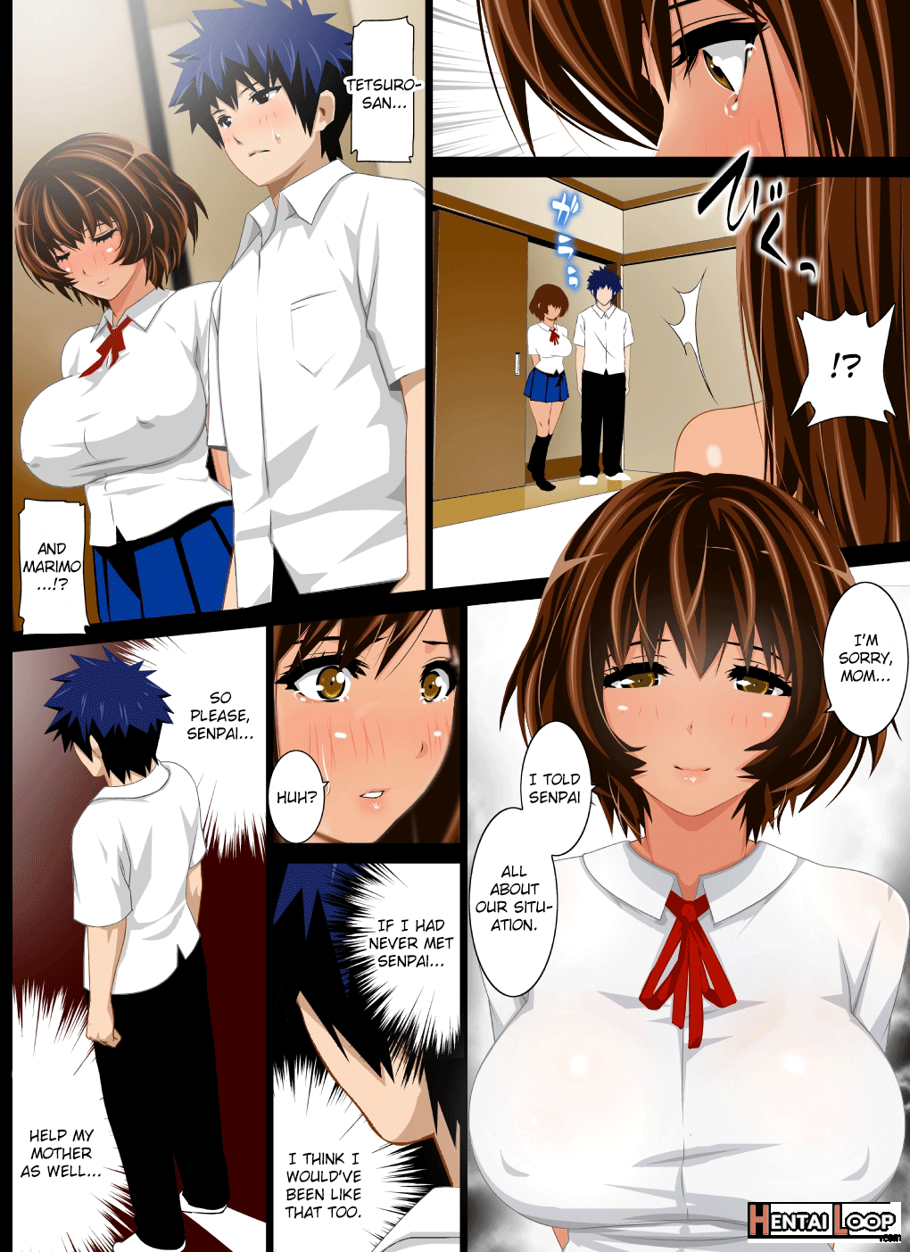 Muchimuchi Oyako To Hame Houdai! ~kyonyuu Na Kanojo No Hahaoya Wa Sara Ni Boin Na Bakunyuu Jukujo Deshita~ – Clothed + Tan Version page 34