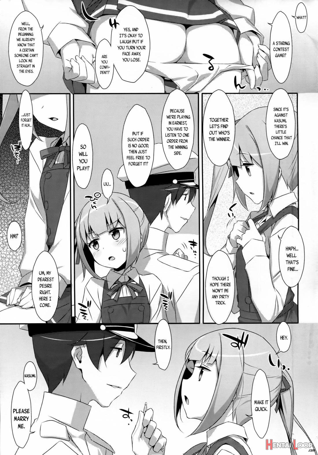 Naka Warui Furi Shite Kasumi To Teitoku Ga ××× Shimakuritte Hontou Desu Ka? page 22