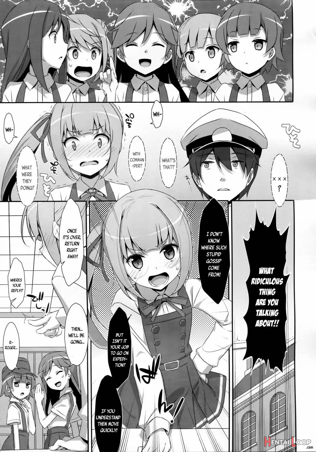 Naka Warui Furi Shite Kasumi To Teitoku Ga ××× Shimakuritte Hontou Desu Ka? page 4