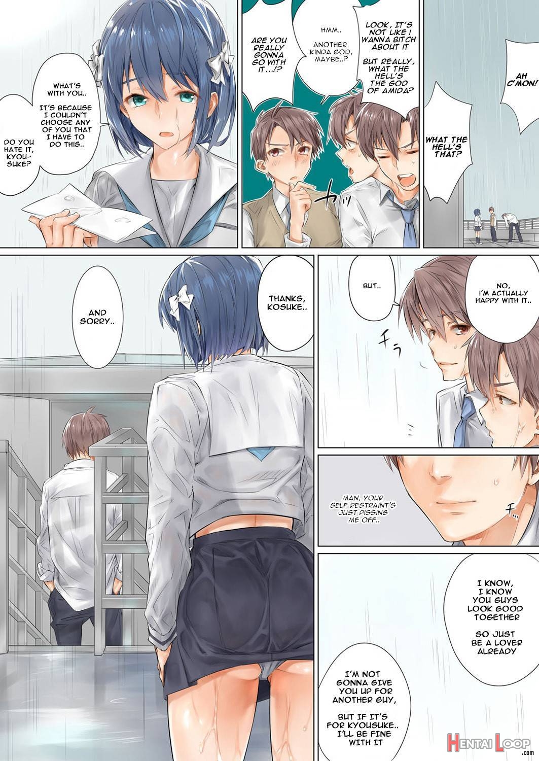 Netorare Kanojo -kareshi O Mae Ni Futago To Kyoushitsu Ecchi- Vol.01 page 12