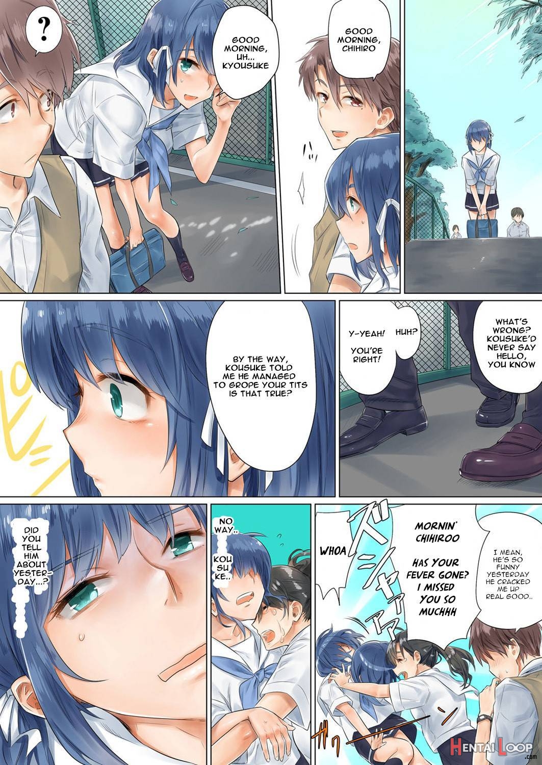 Netorare Kanojo -kareshi O Mae Ni Futago To Kyoushitsu Ecchi- Vol.01 page 35