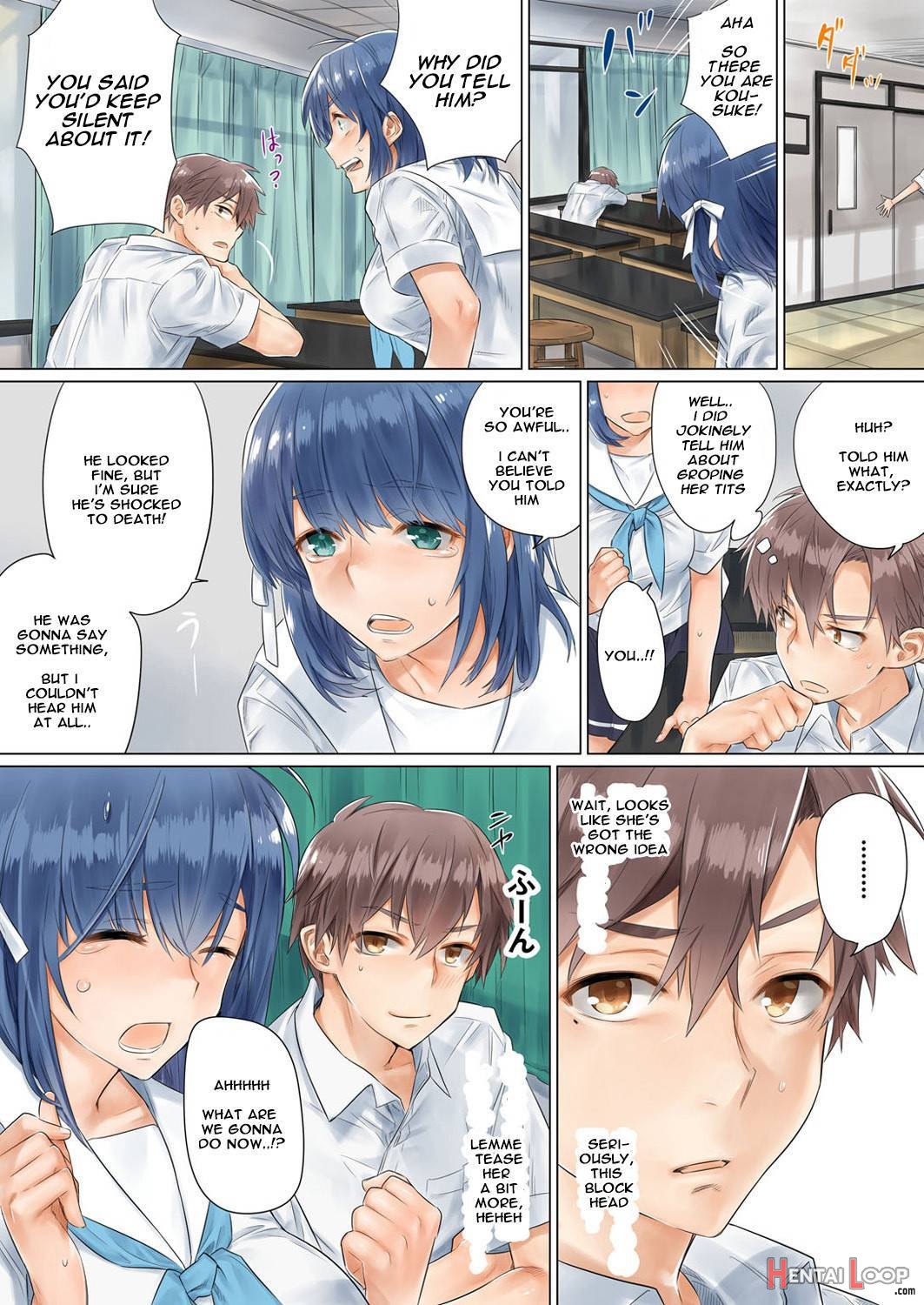 Netorare Kanojo -kareshi O Mae Ni Futago To Kyoushitsu Ecchi- Vol.01 page 36