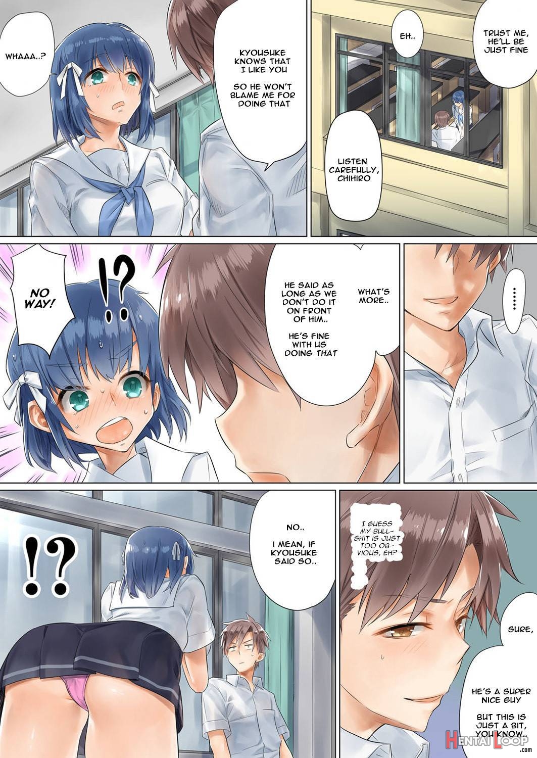 Netorare Kanojo -kareshi O Mae Ni Futago To Kyoushitsu Ecchi- Vol.01 page 37