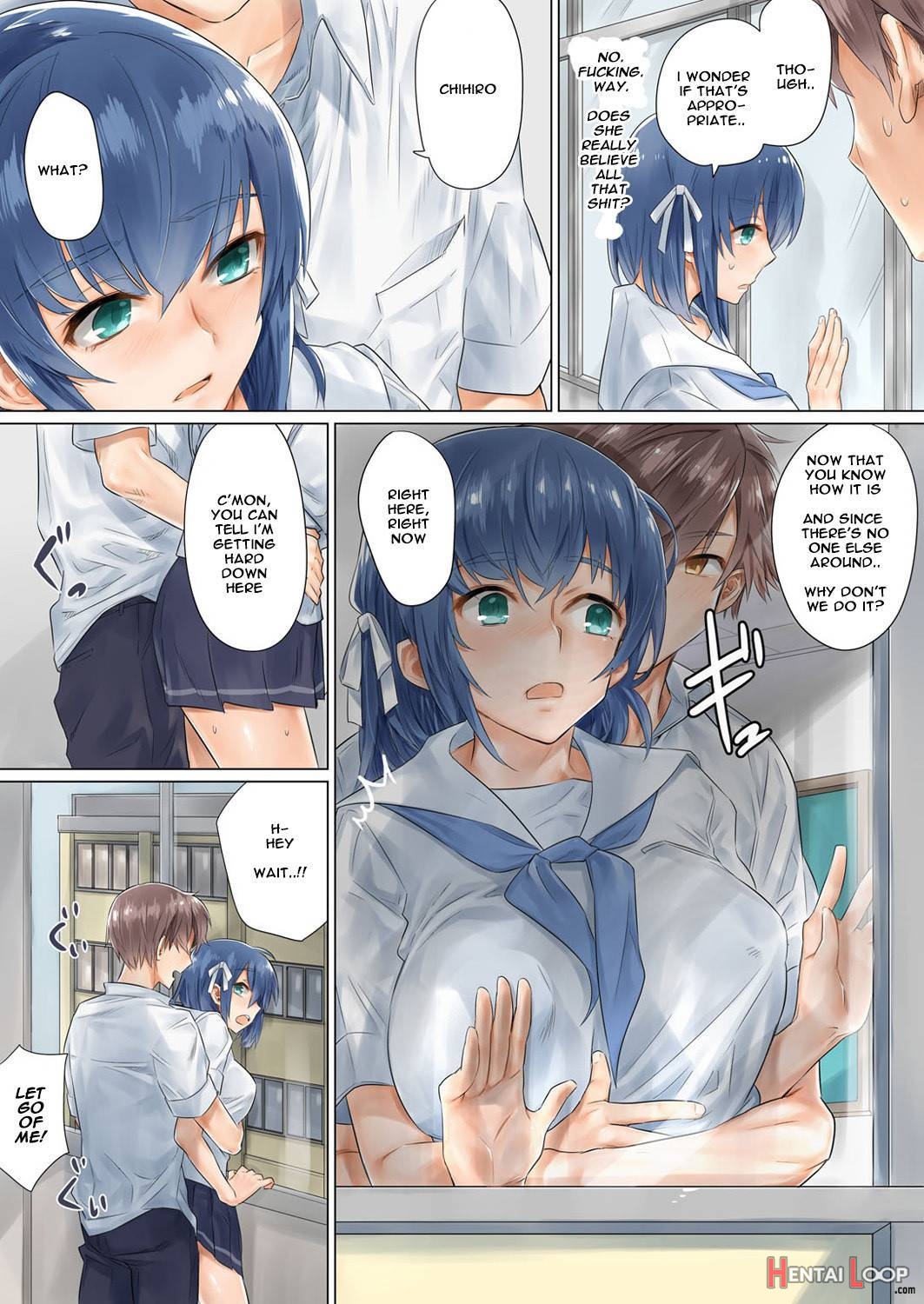 Netorare Kanojo -kareshi O Mae Ni Futago To Kyoushitsu Ecchi- Vol.01 page 38