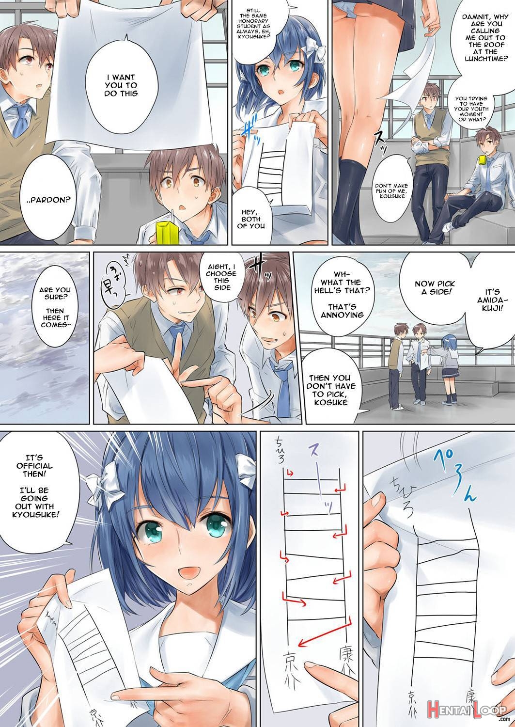 Netorare Kanojo -kareshi O Mae Ni Futago To Kyoushitsu Ecchi- Vol.01 page 8