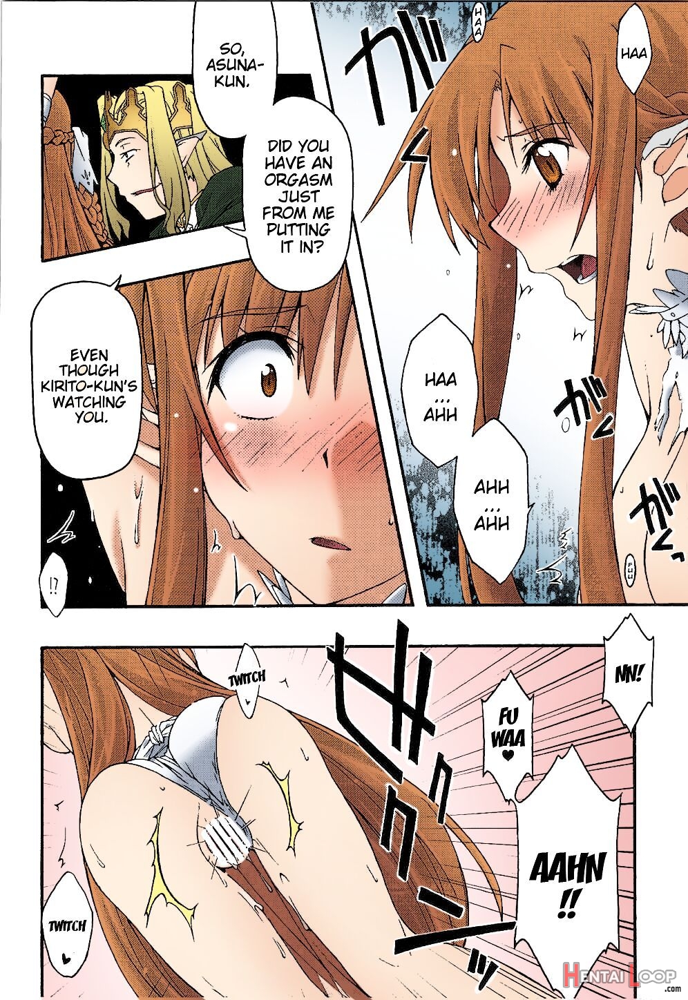 Ochiru -asuna- Colorized page 15