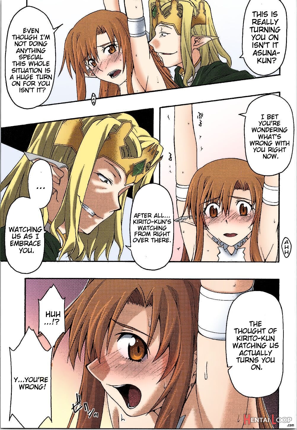 Ochiru -asuna- Colorized page 18