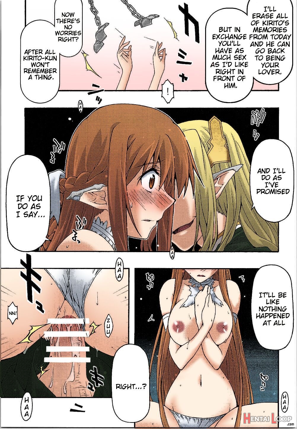 Ochiru -asuna- Colorized page 26