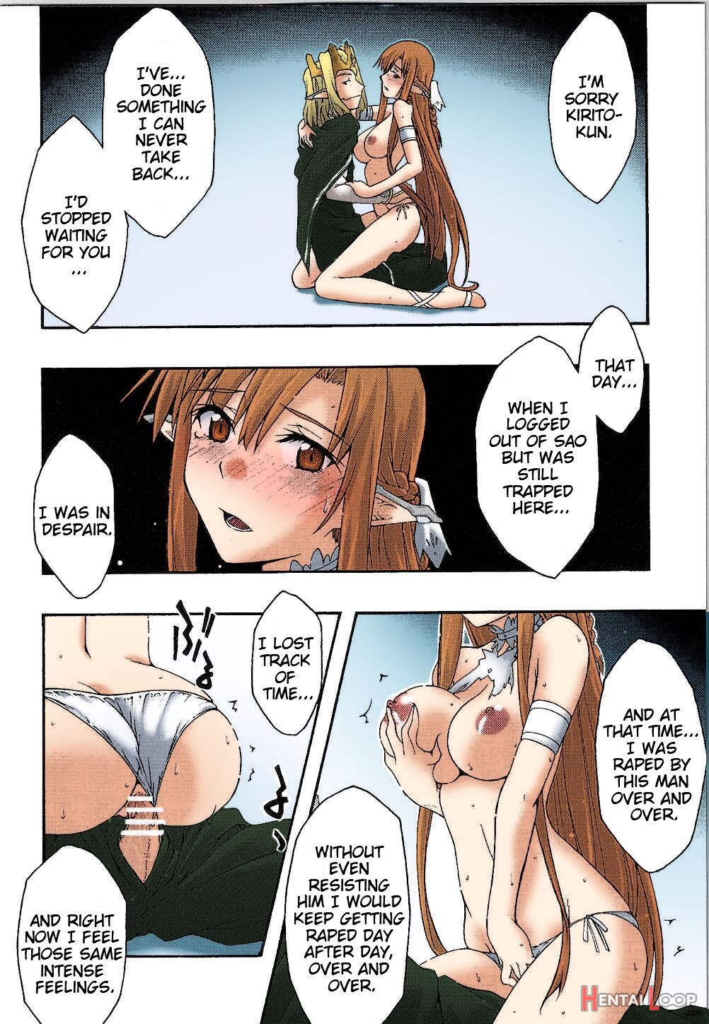 Ochiru -asuna- Colorized page 29