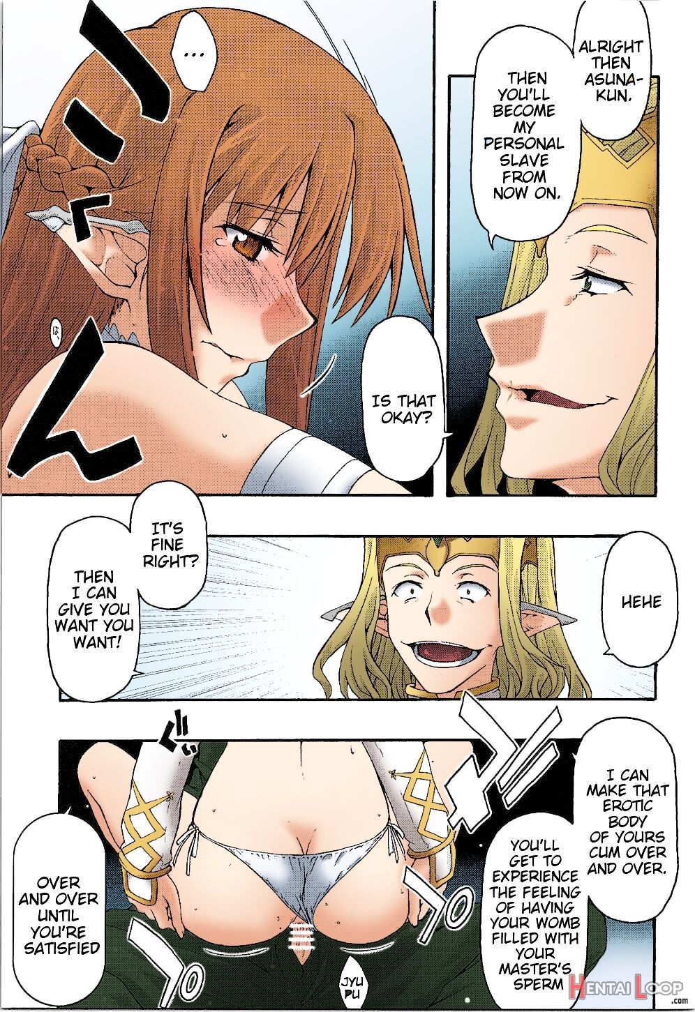 Ochiru -asuna- Colorized page 36