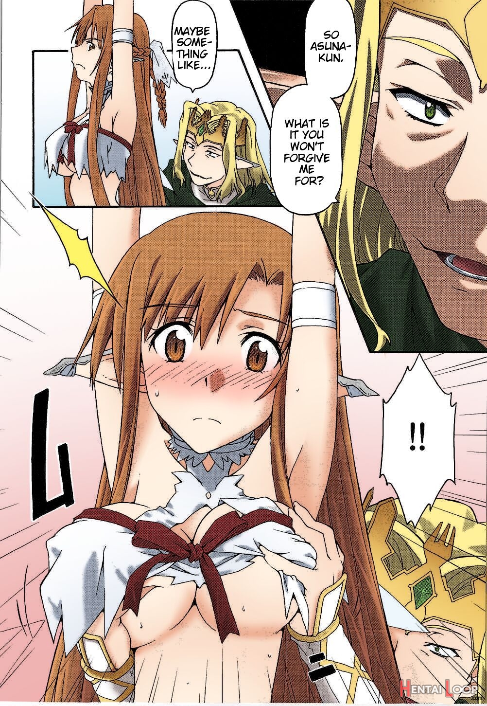 Ochiru -asuna- Colorized page 5