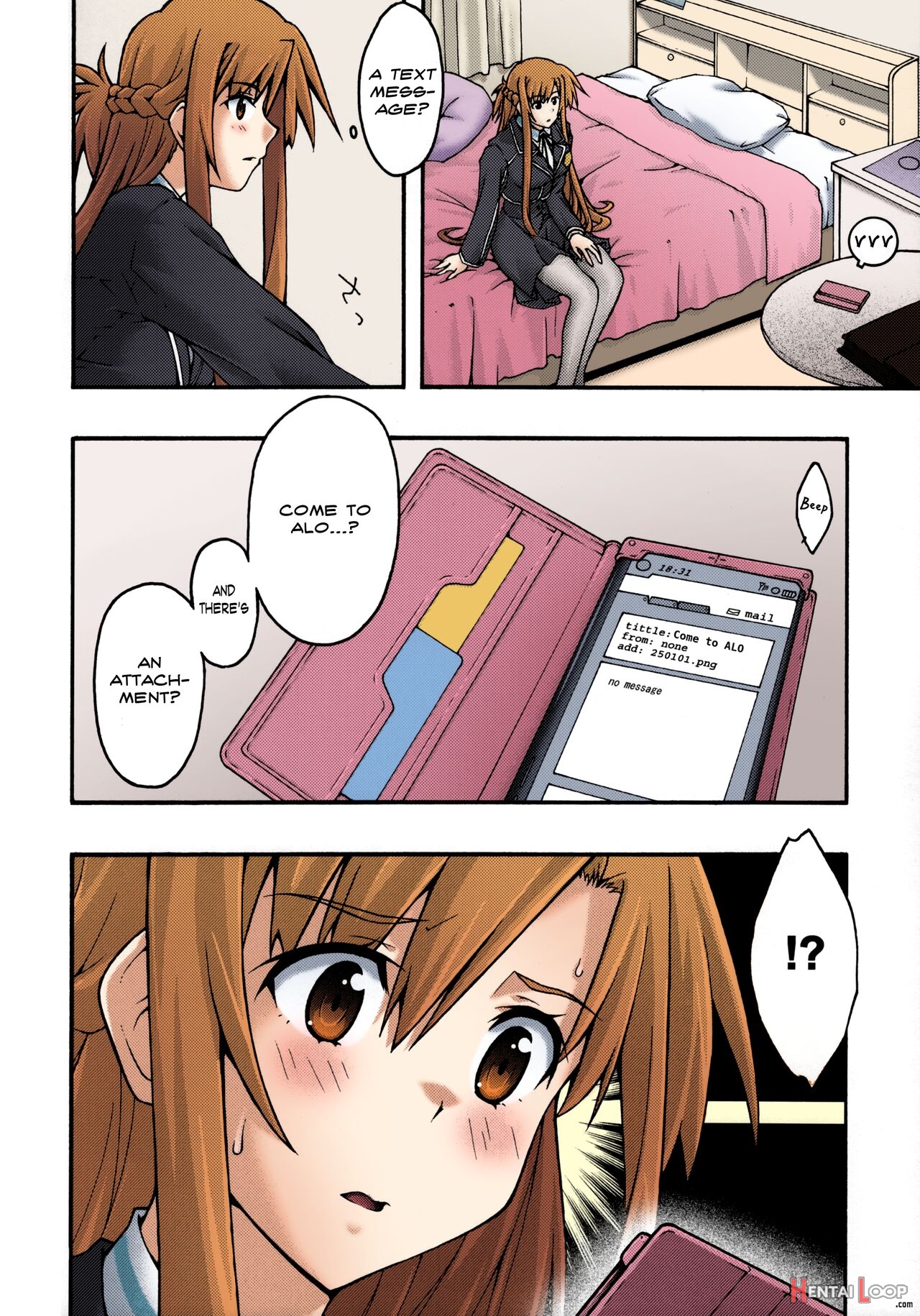 Ochiru -asuna2- – Colorized page 7