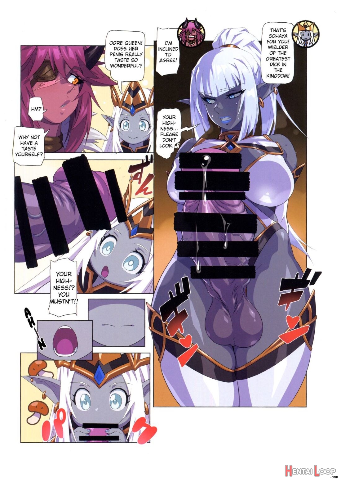 Ogre Tai Dark Elf Ogre Hanshoku Dai Sakusen page 13