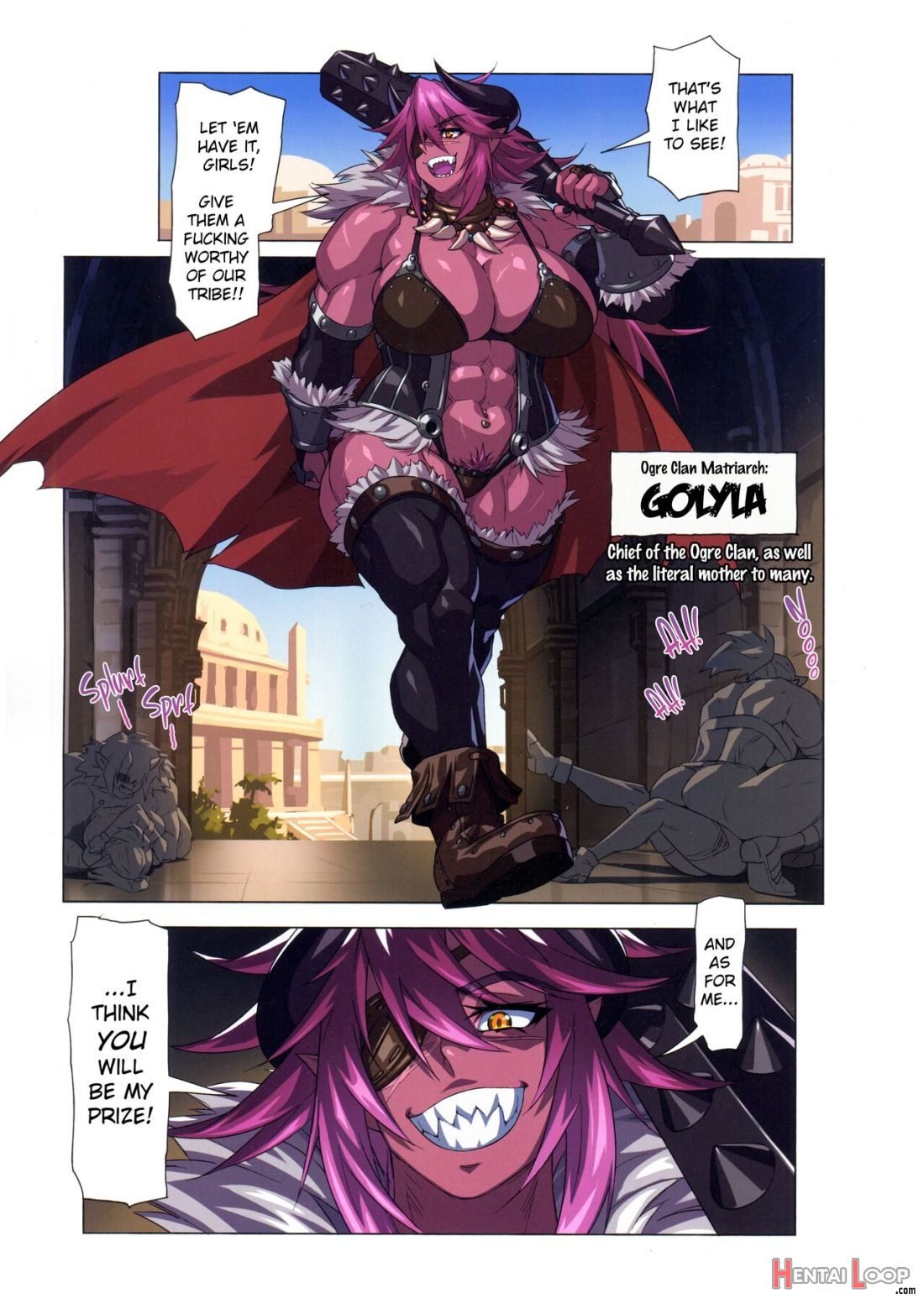 Ogre Tai Dark Elf Ogre Hanshoku Dai Sakusen page 7