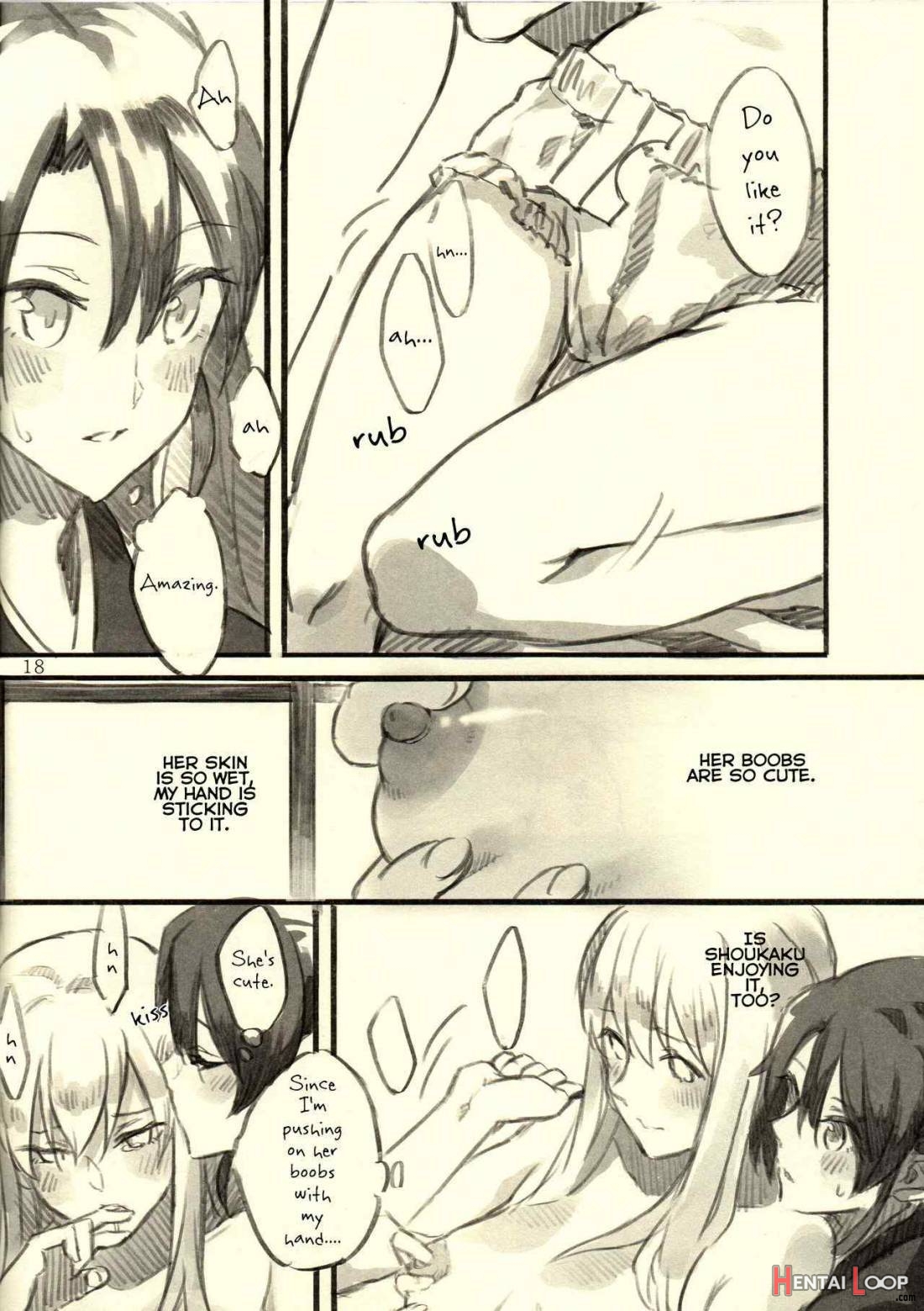 Omutsu No Shoukaku-san Ni Zuikaku-chan Muramura Shichau Hon. page 17