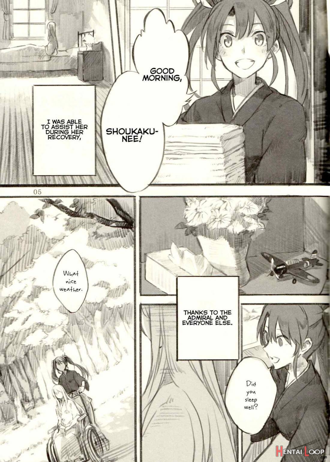 Omutsu No Shoukaku-san Ni Zuikaku-chan Muramura Shichau Hon. page 4