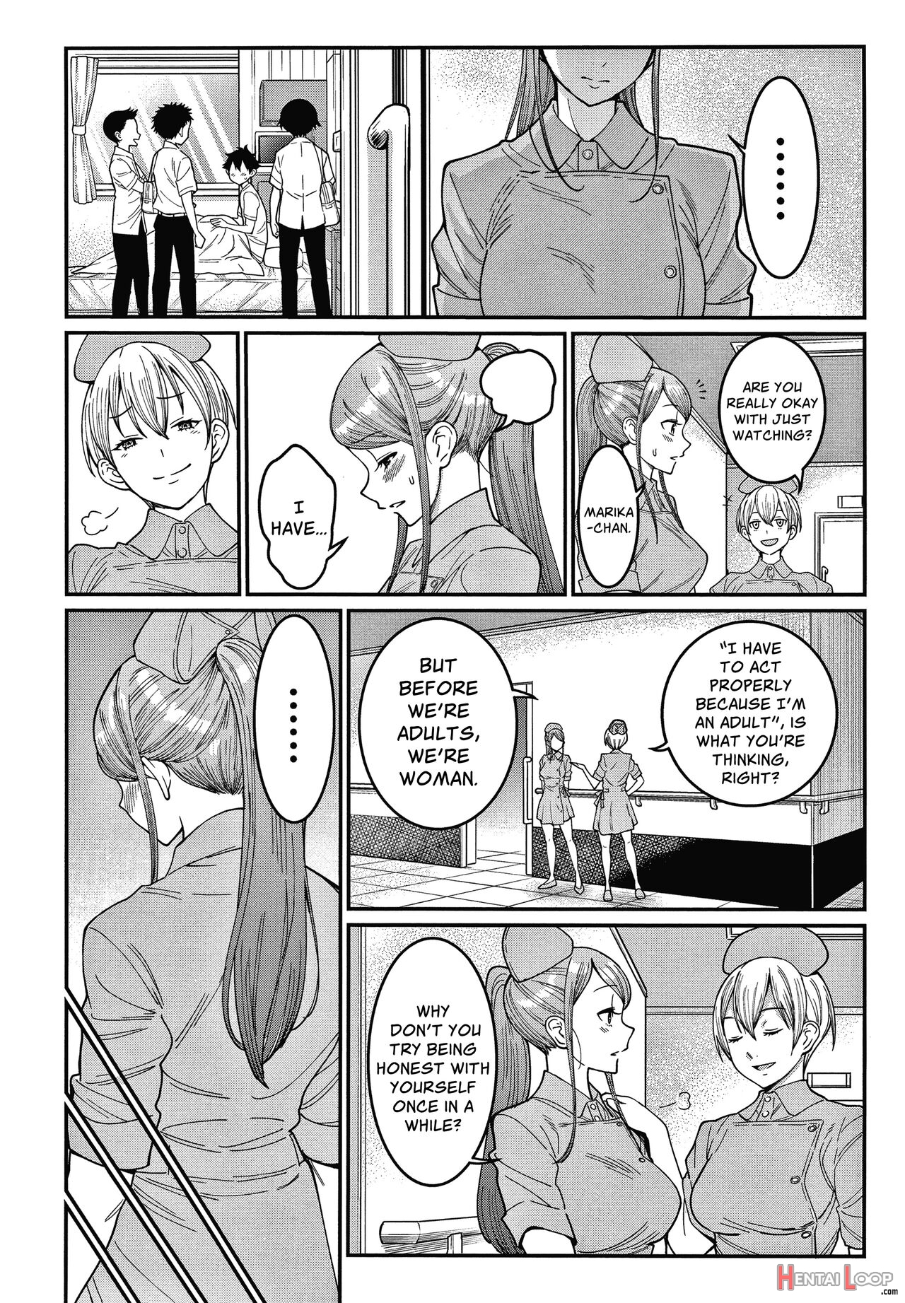 Oneshota Ward 24 Hour Care Harem Hospitalization Life page 117