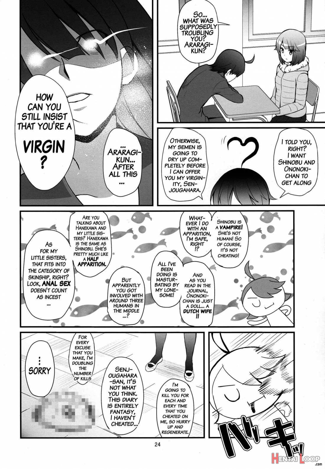 Pachimonogatari Part 10: Koyomi Diary page 23