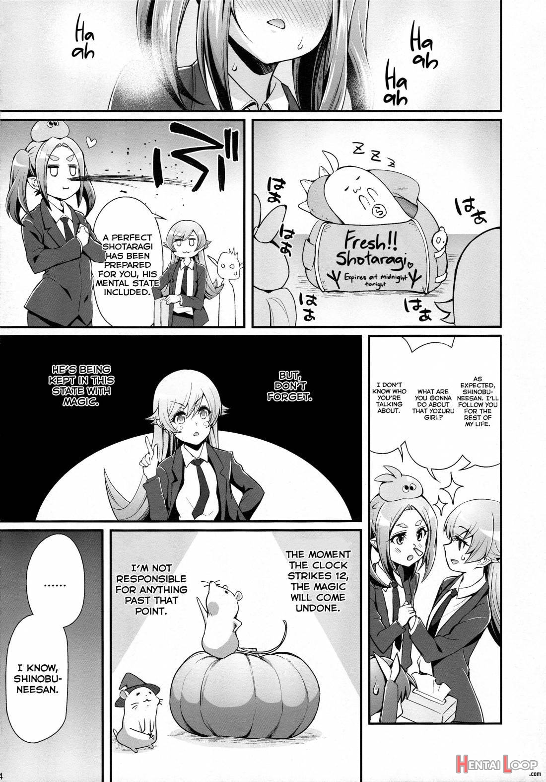 Pachimonogatari Part 14: Yotsugi Success page 4