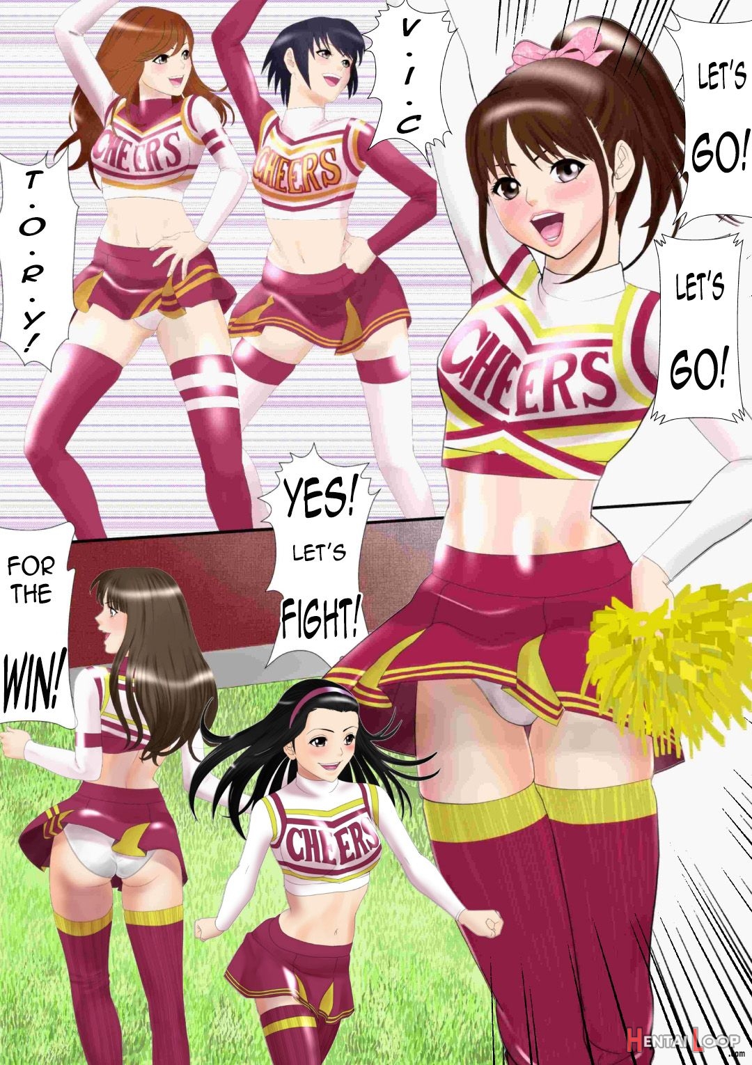 Picchipichi Jk Cheergirl O Ossan-tachi No Seidorei Ni Suru Houhou page 3