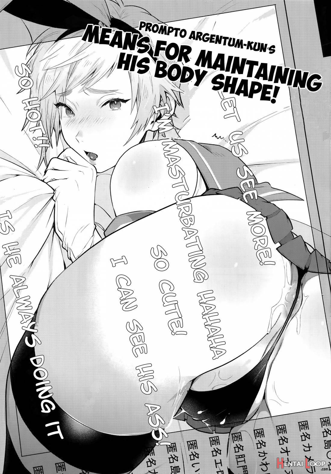 Prompto Argentum-kun’s Means For Maintaining His Body Shape! page 2