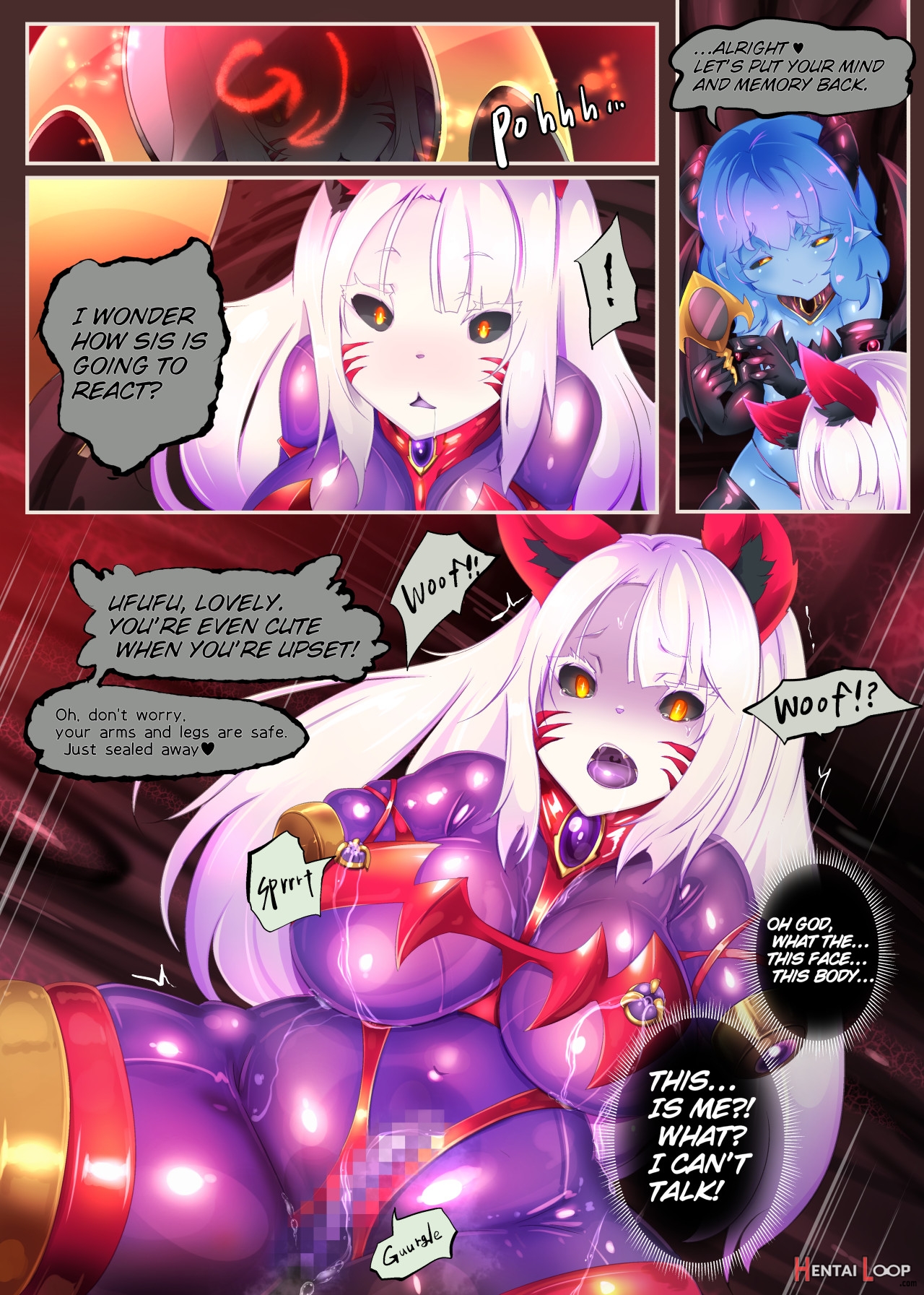 Puppy Love: A Story Where A Corrupted Girl Enslaves Her Sister! page 23