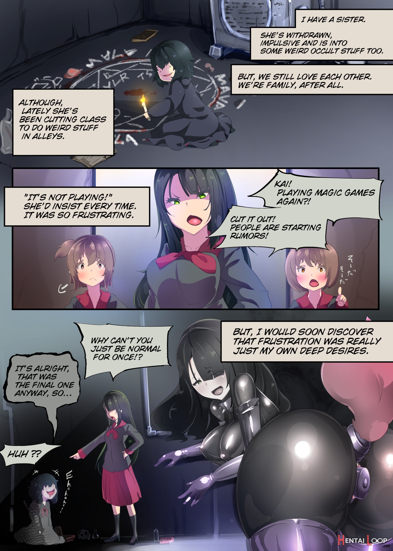 Puppy Love: A Story Where A Corrupted Girl Enslaves Her Sister! page 3