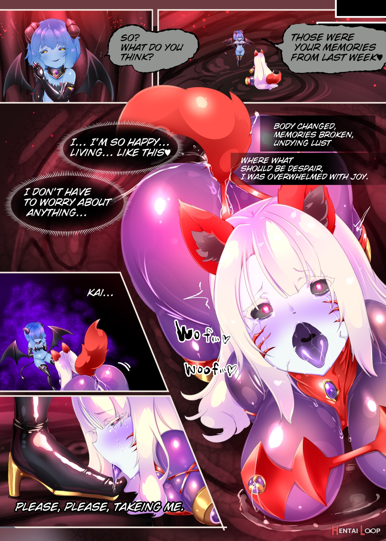 Puppy Love: A Story Where A Corrupted Girl Enslaves Her Sister! page 35