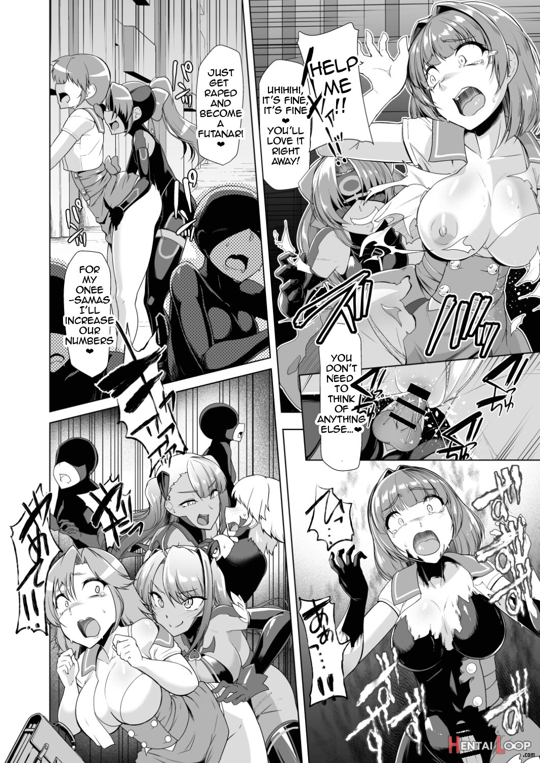 Saiin Curriculum 2 – Futanari Tomoochi Mahou Shoujo Kaizou Keikaku page 40