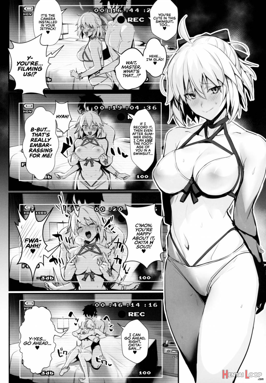 Servalove! Vol. 01 Okita-san To Asa Made Loveho De Mizugi Sex page 14