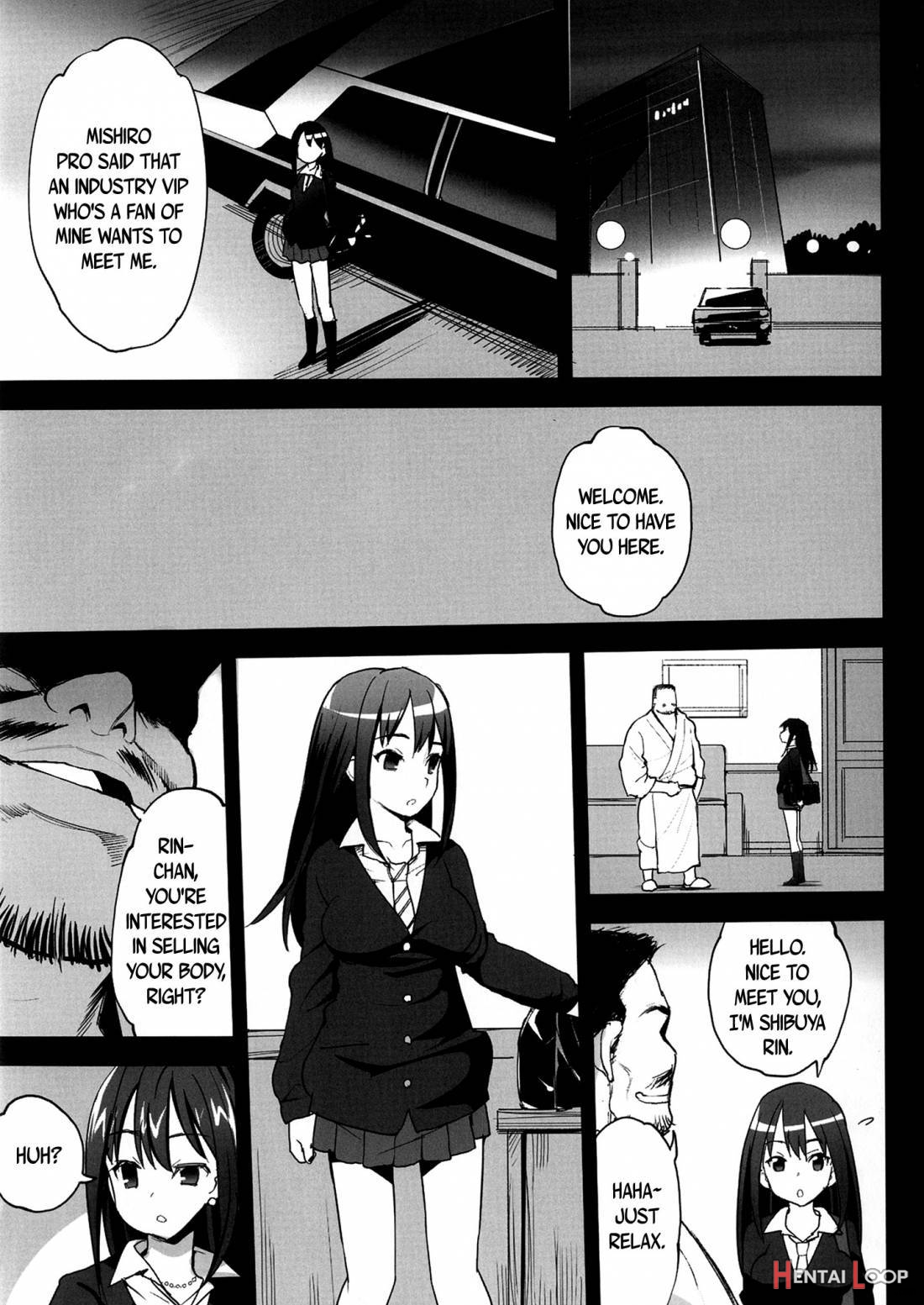 Shibuya Rin, Ochiru ~ossan Ga Shibuya Rin To Enkou Sex~ page 4