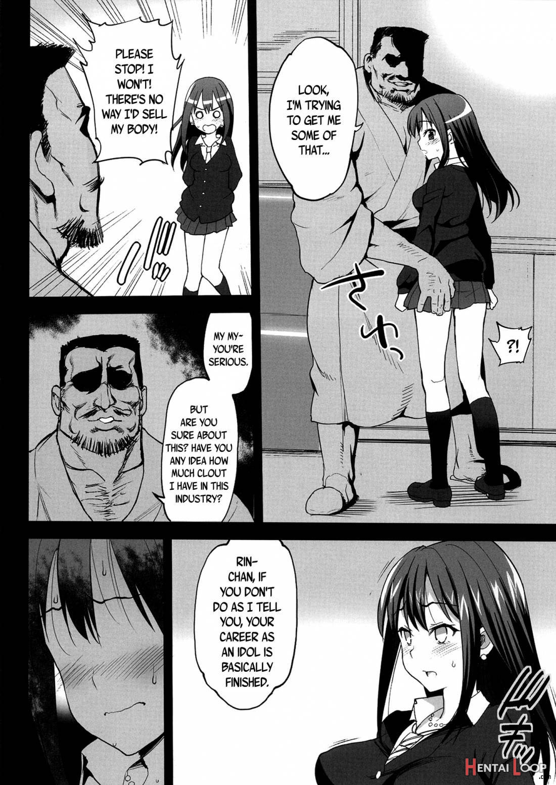 Shibuya Rin, Ochiru ~ossan Ga Shibuya Rin To Enkou Sex~ page 5