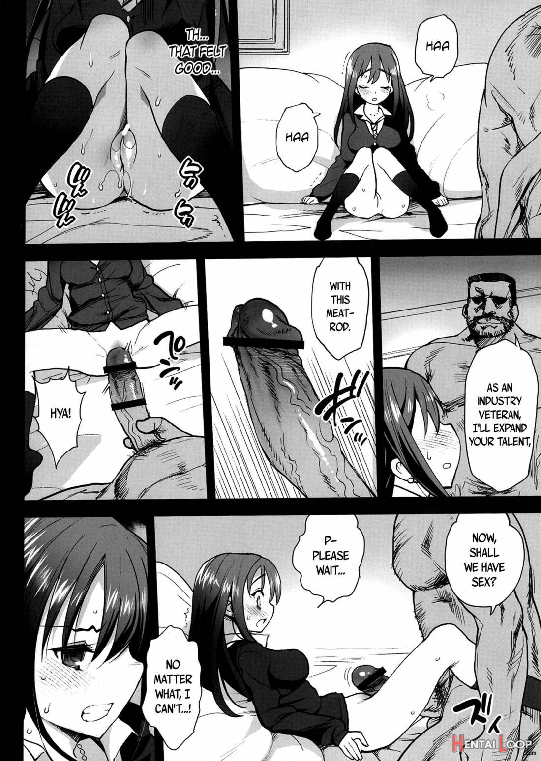 Shibuya Rin, Ochiru ~ossan Ga Shibuya Rin To Enkou Sex~ page 9