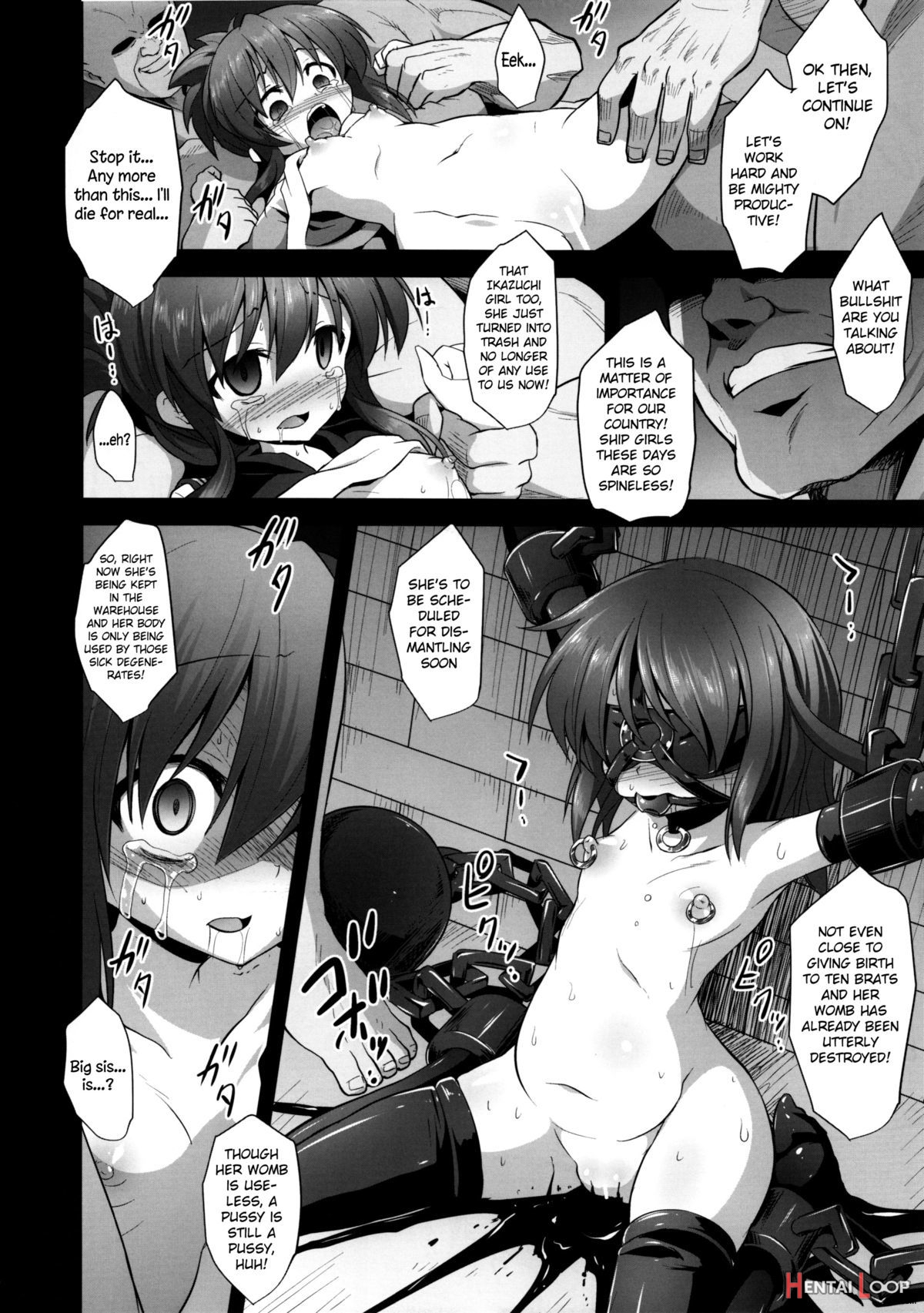 Ship Girls Pregnancy - Inazuma's Brutal Childbirth Rape page 31
