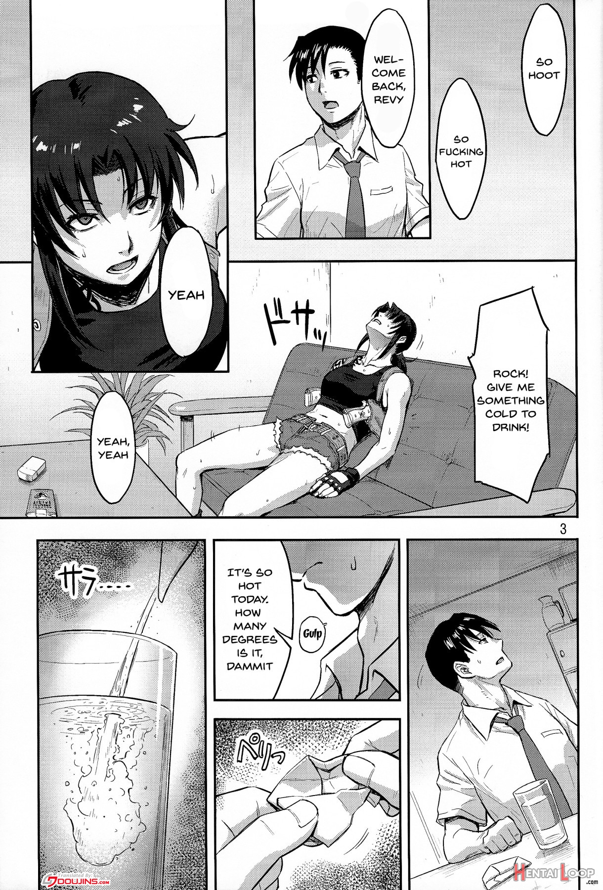 Sleeping Revy page 2