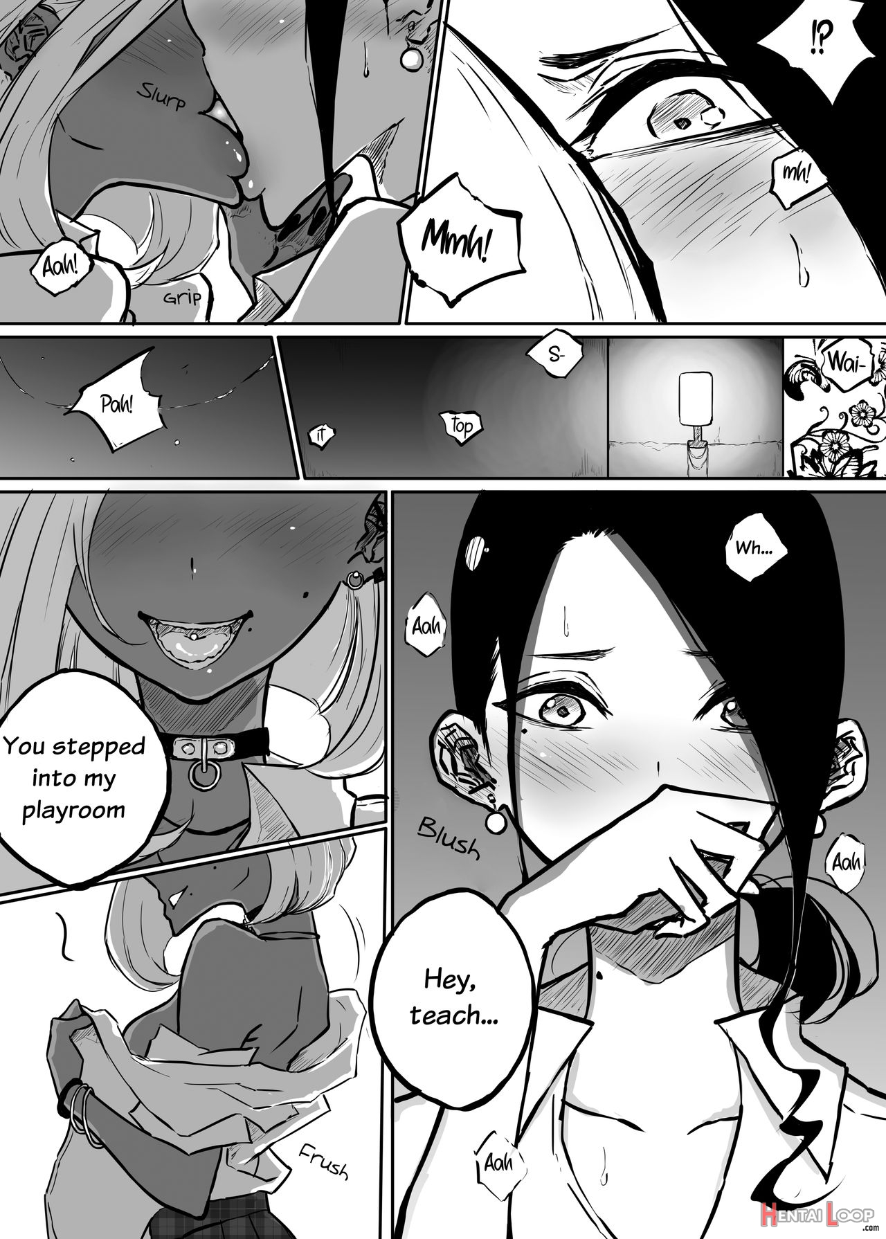 Sparta Sensei Ga Oshiego No Bitch Gal Ni Ecchi Na Koto Sareru Hanashi page 14