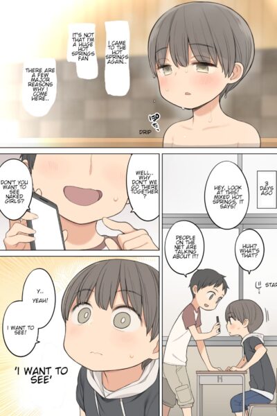 Story Of How I Came A Lot With An Older Oneesan At The Mixed Hot Spring Bath page 1