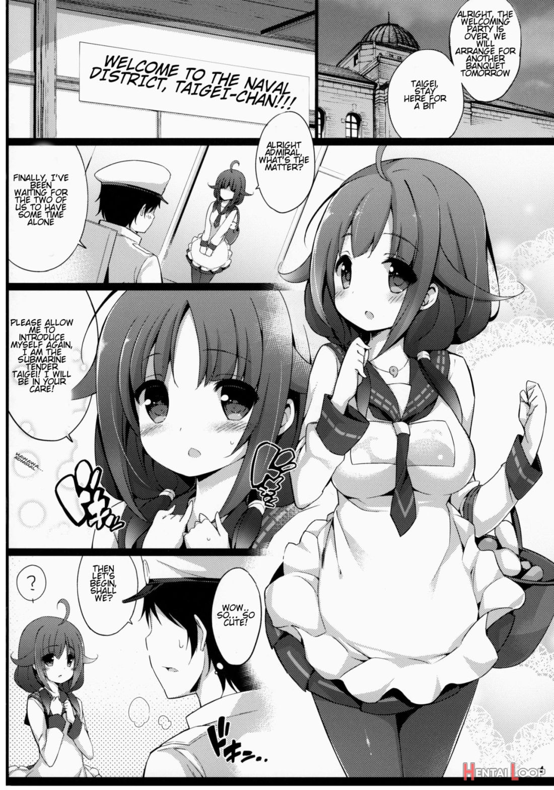 Taigei-chan To Yasen Shitai! page 2