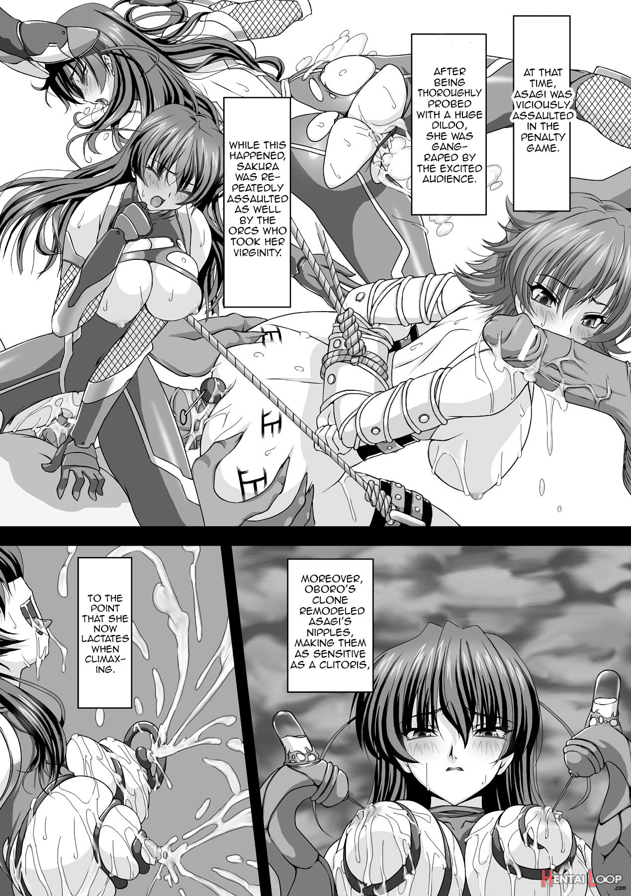 Taimanin Asagi Chigyaku No Ankoku Yuugi page 12