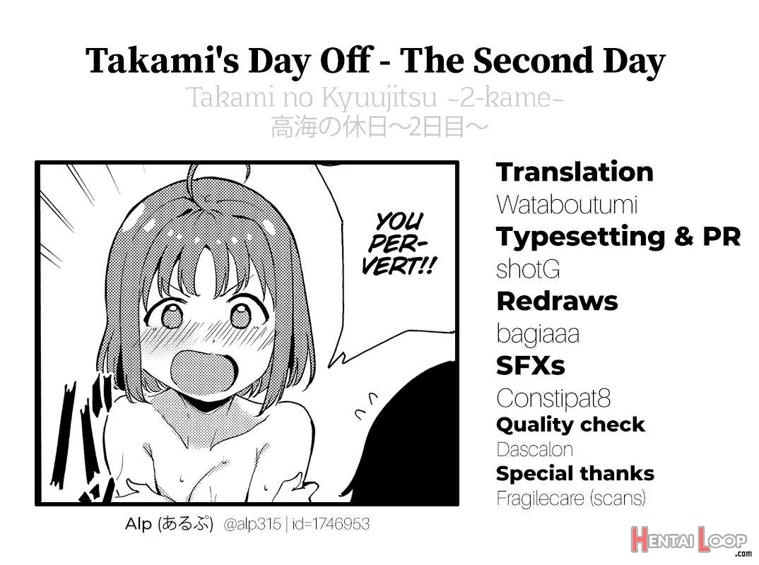 Takami's Day Off page 30