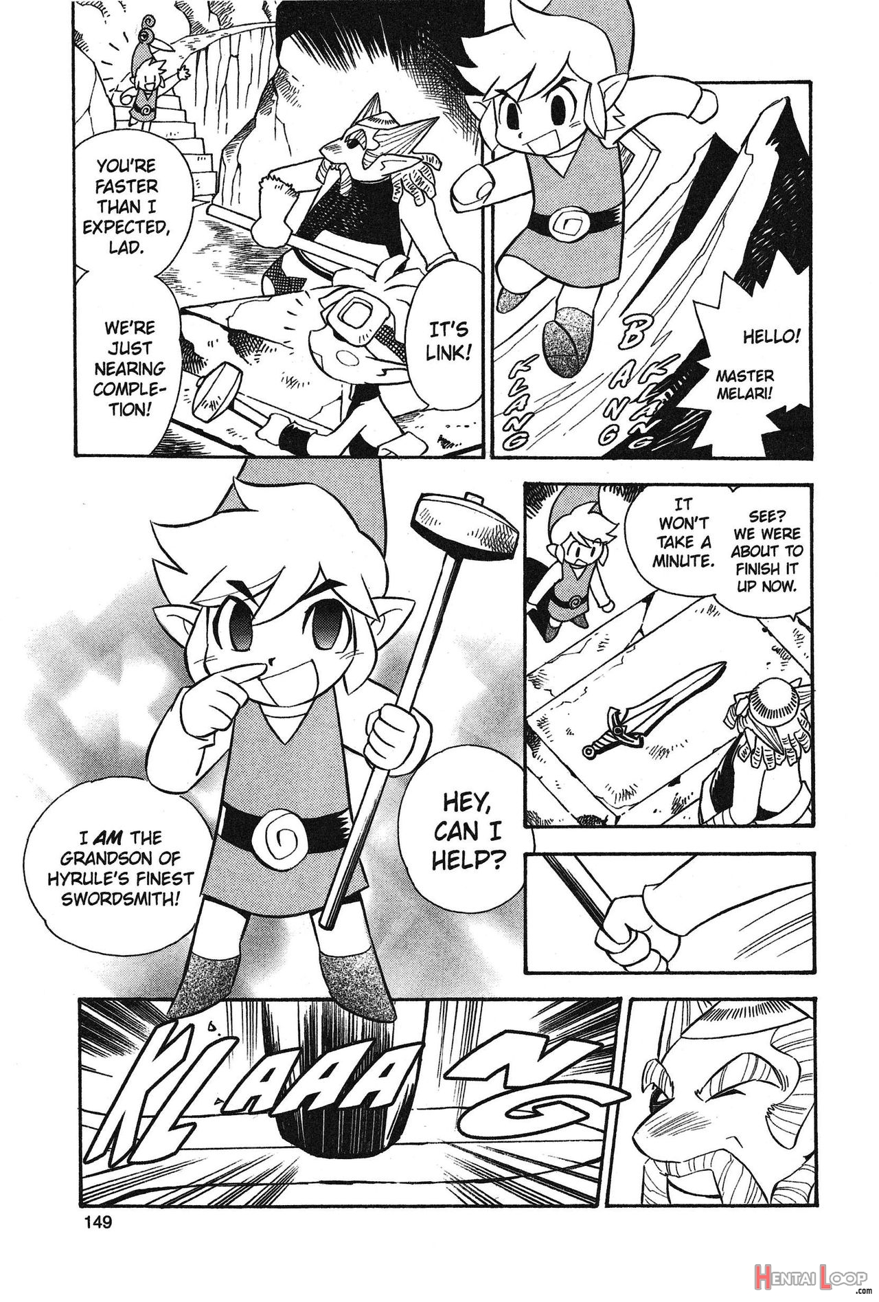 The Legend Of Zelda - Minish Cap Manga page 151