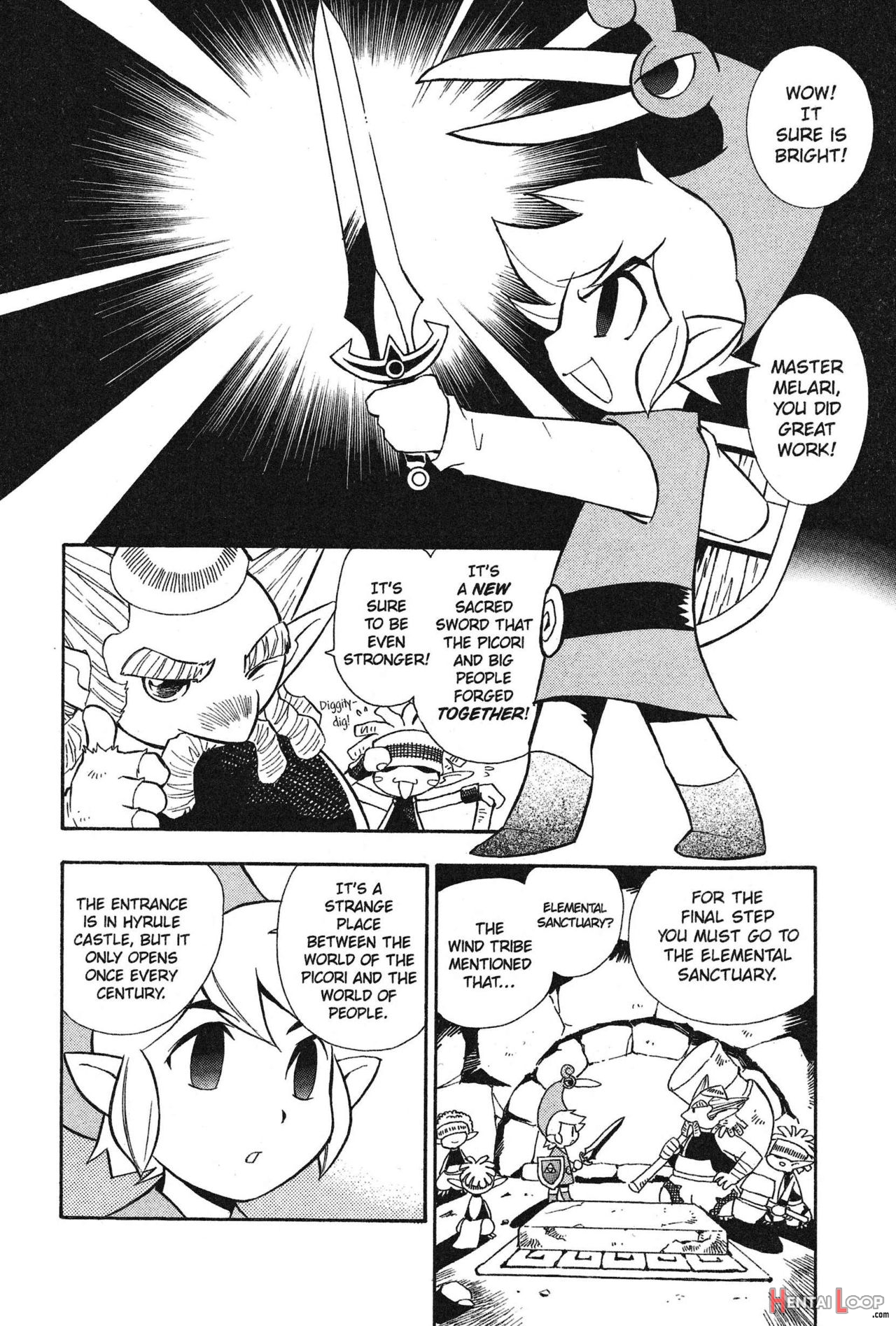 The Legend Of Zelda - Minish Cap Manga page 154