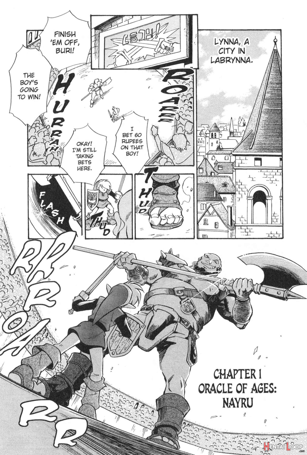 The Legend Of Zelda - Oracle Of Ages Manga page 2