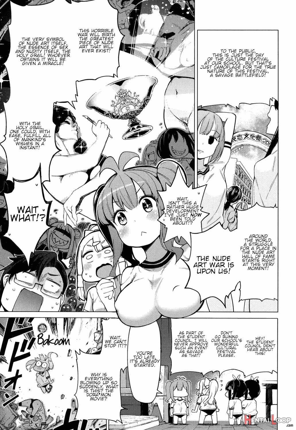 Read The Nude Art Club!! (by Kenji) - Hentai doujinshi for free at  HentaiLoop