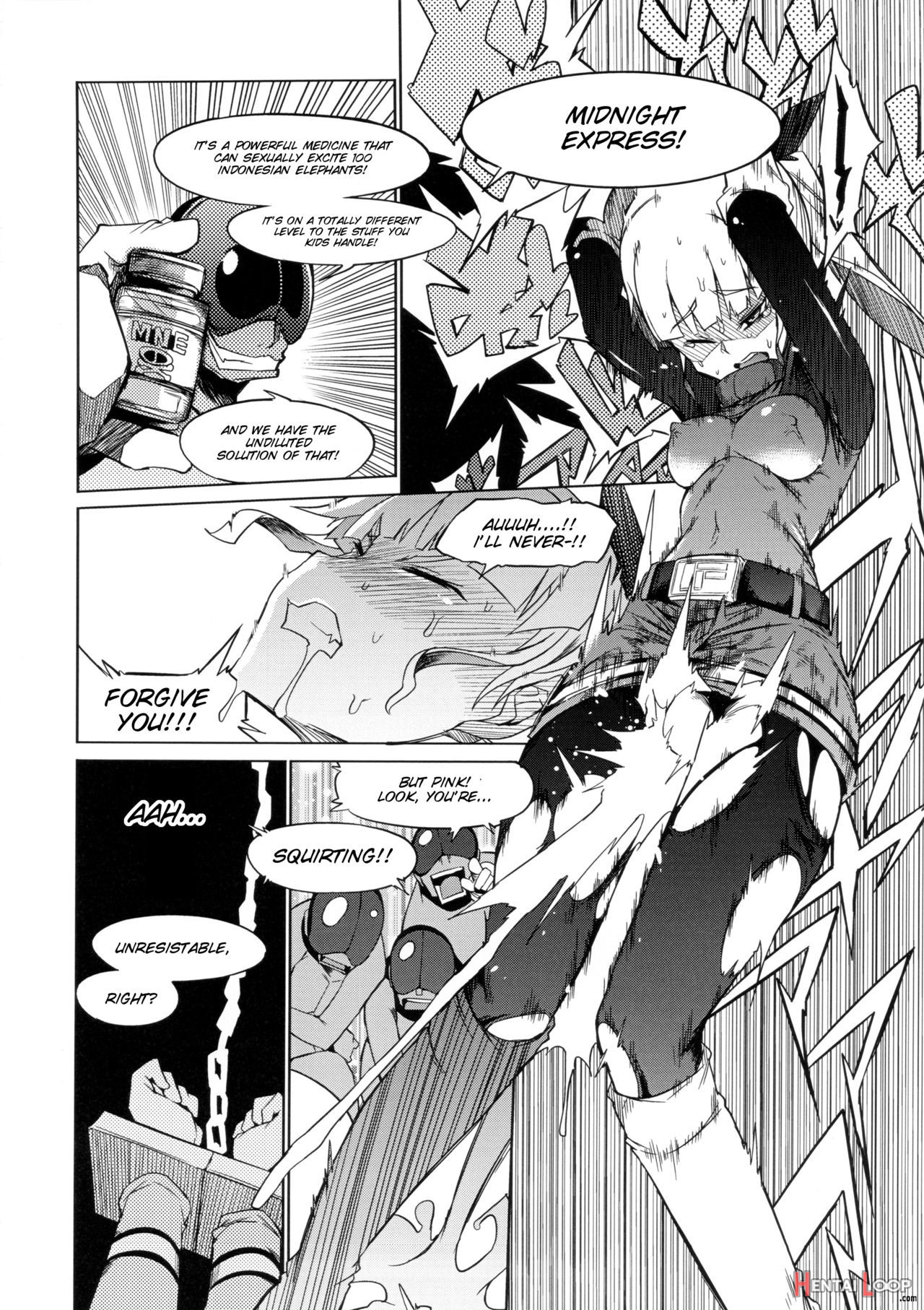 The Pink - Tokusatsu Heroine Tsukamaeta!!! Part A page 14