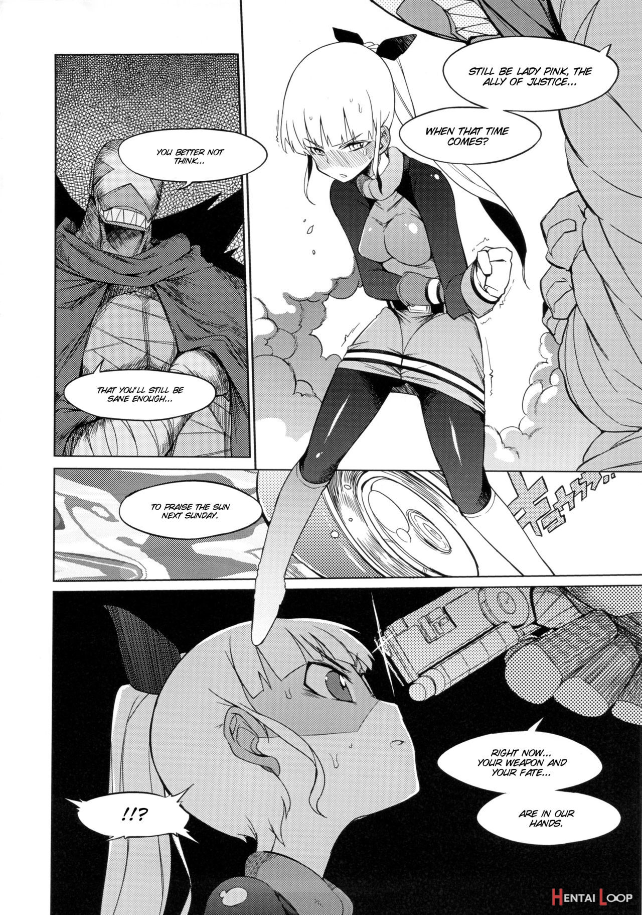 The Pink - Tokusatsu Heroine Tsukamaeta!!! Part A page 6