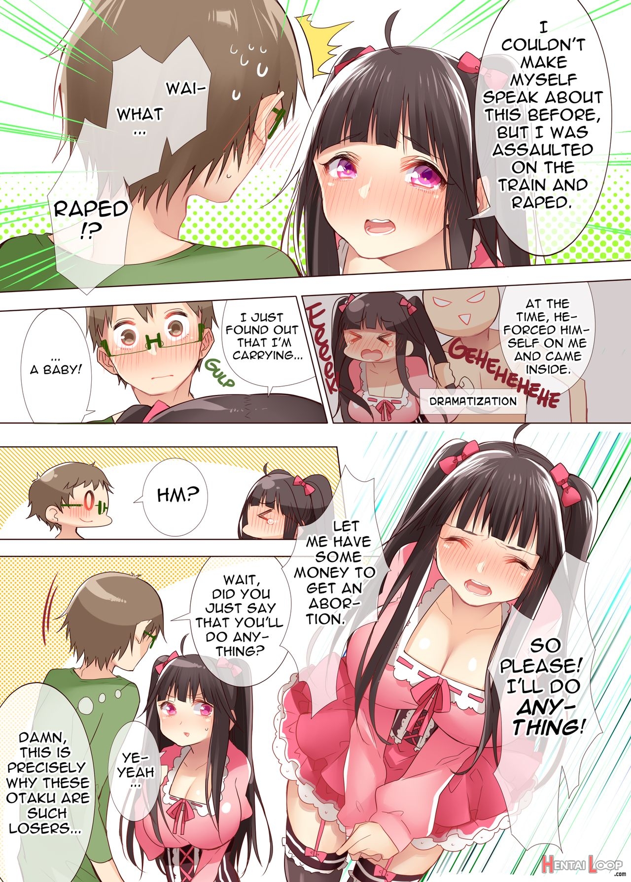 The Princess Of An Otaku Group Got Knocked Up By Some Piece Of Trash So She Let An Otaku Guy Do Her Too!? page 16